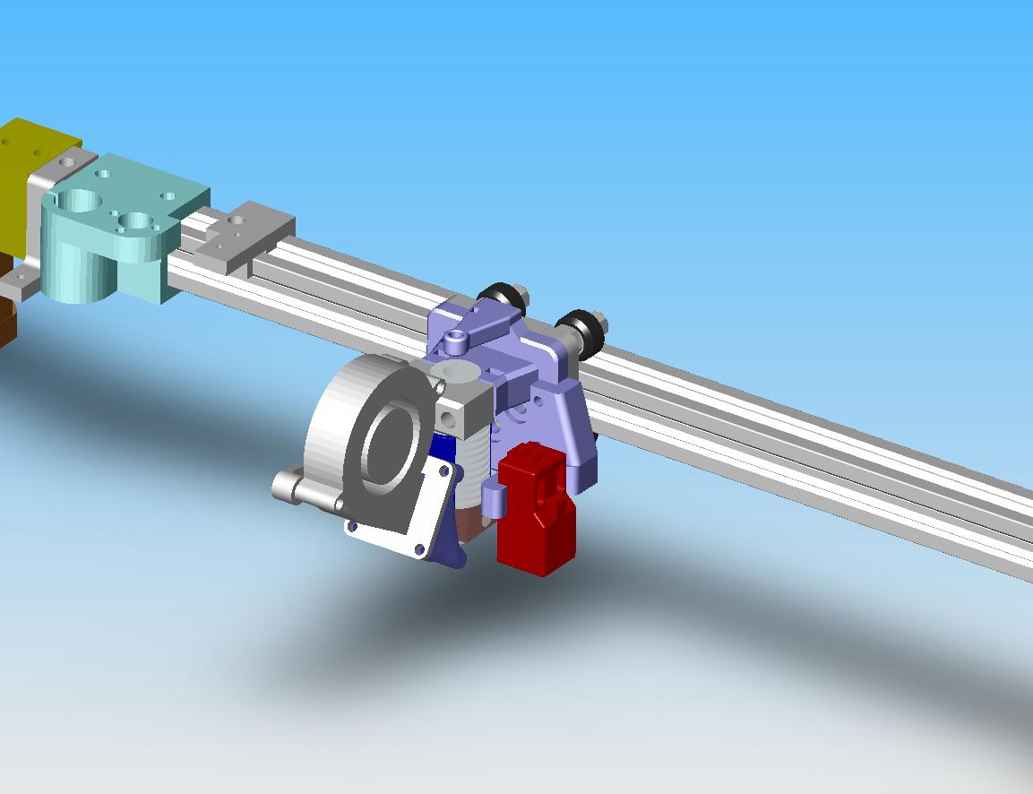 E3D-V6 Carriage Mount for OpenBuild Mini V-Gantry