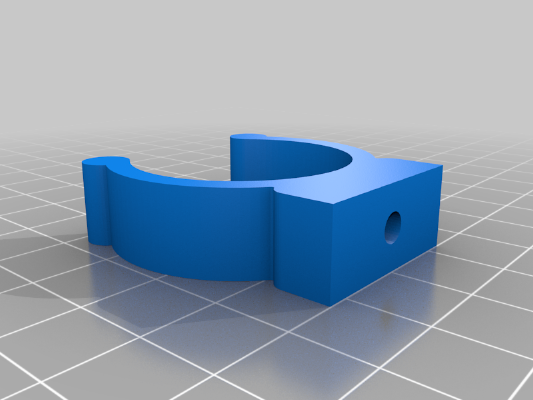 PVC pipe clip 32 40 and 50 mm - Attache pour tuyau de décharge | 3d print model