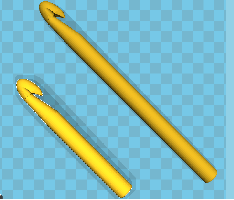 Crochet hook size Q | 3d print model