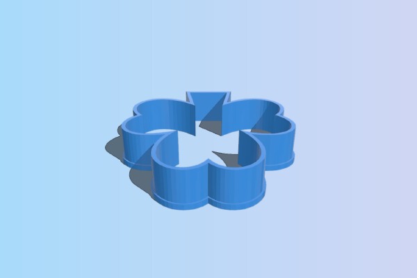 Shamrock Cookie Cutter | 3d print model