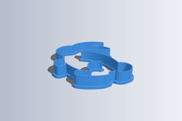 Bunny Cookie Cutter | 3d print model