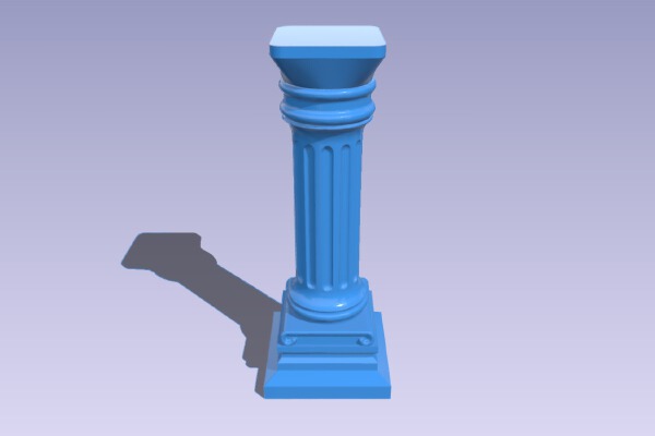 Modified Doric Column for Gloomhaven | 3d print model