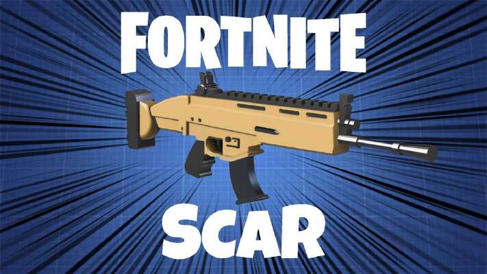 Fortnite Legendary SCAR (Full Size) | 3d print model