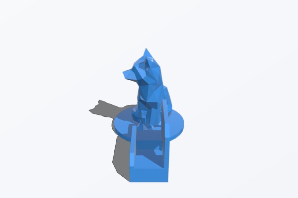 Foxy iphone 4 Stand | 3d print model