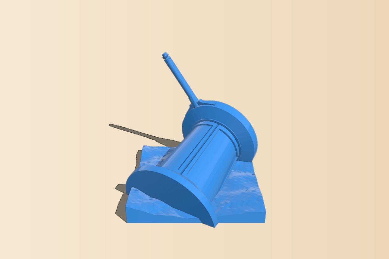 Trashed Defense Tower for Imperial Assault
