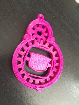 Cadillac Gears Keychain | 3d print model