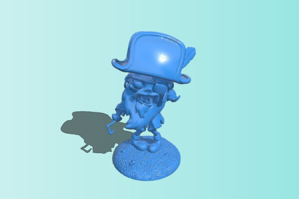 Plants vs Zombies – Captain Deadbeard | 3d print model