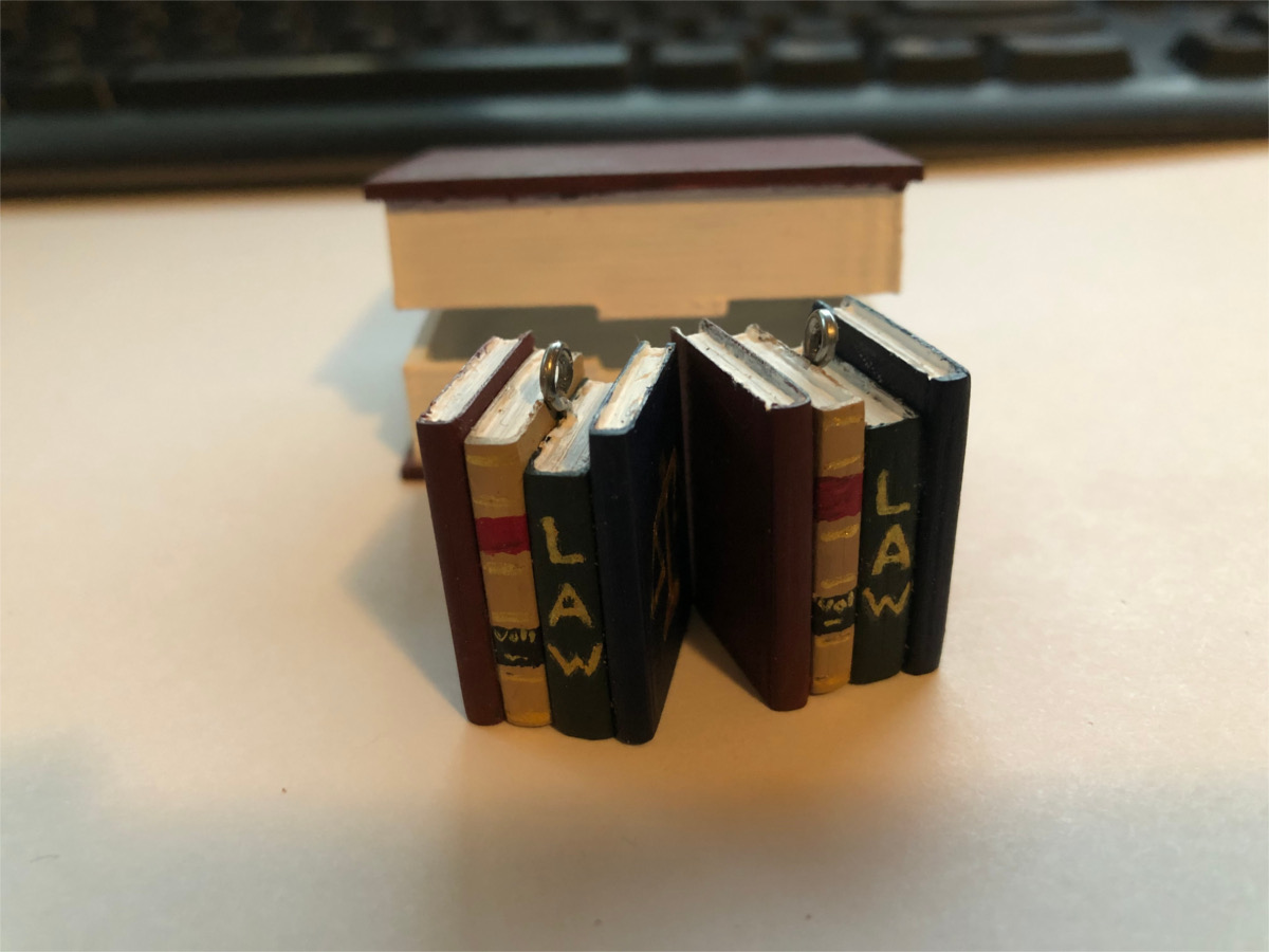 Book Earrings and Book Box
