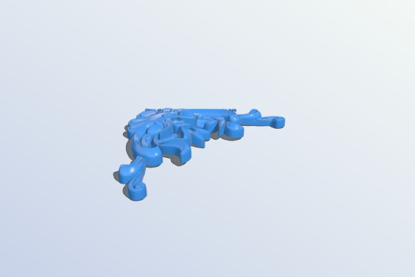 Pattern in the corner | 3d print model