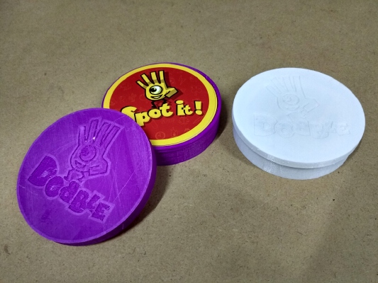 Dobble _ Spot It Card Game Case _ Flexible Material | 3d print model