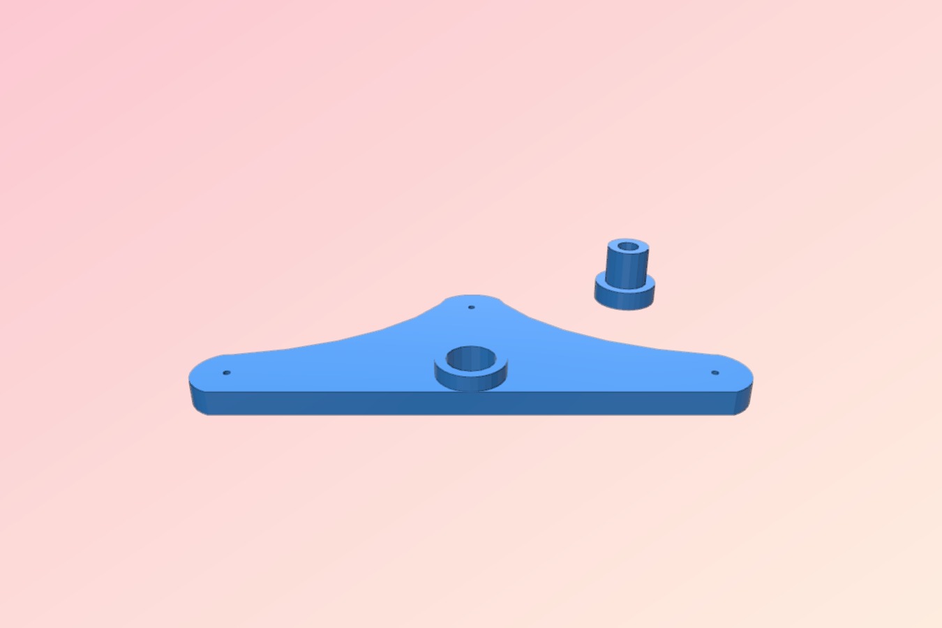 Bellcrank for control line model aircraft