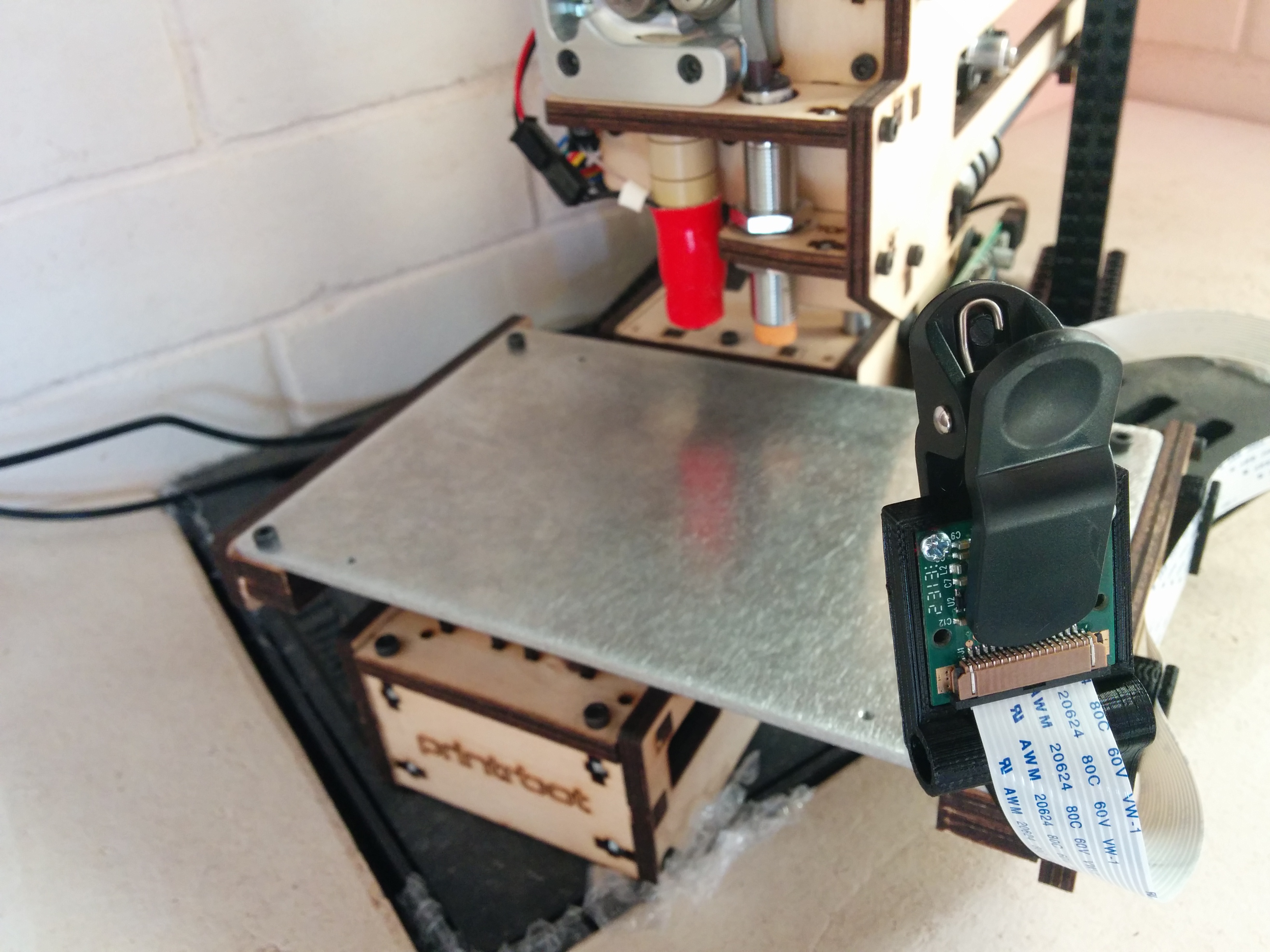 RPi and camera support for Printrbot Simple Maker's Kit (1405) version 2