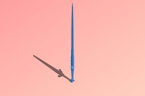 Elden Ring - Crucible Knight's Greatsword | 3d print model