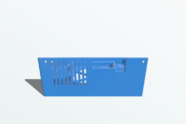 FormBot T-Rex 2+ Control Cover for 80mm Fan | 3d print model