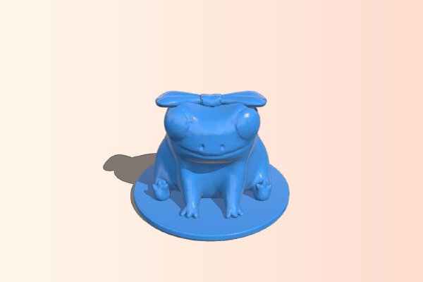 Fred the Frog but it's Felicia the Frog | 3d print model