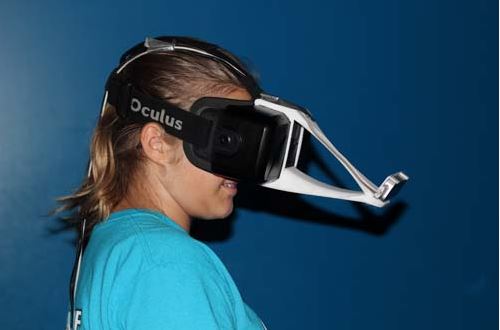 Extended Leap Motion Mount for Oculus Rift DK2 | 3d print model