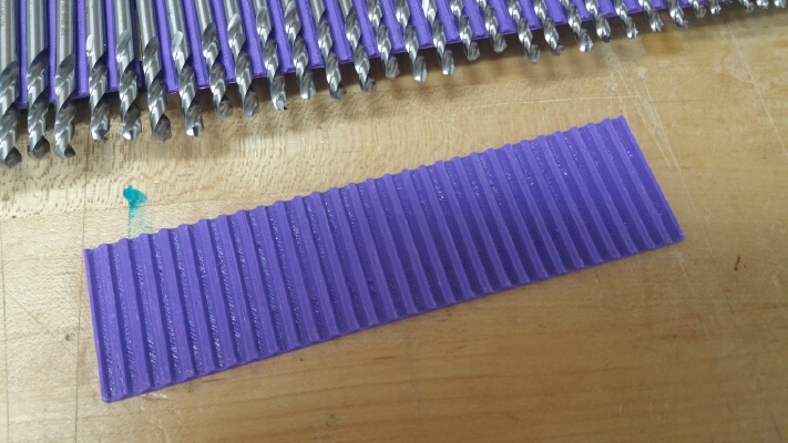 Magnetic Stip Drill Bit Holder Mats | 3d print model