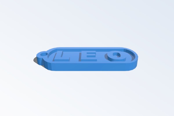 LLAVERO HORÓSCOPO LEO | 3d print model