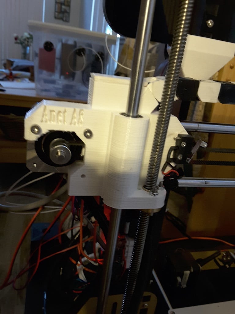 Anet A8 X axis mount with Cable Chain mounty