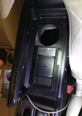 NSX Center Armrest Cup Holder + Phone Cradle | 3d print model