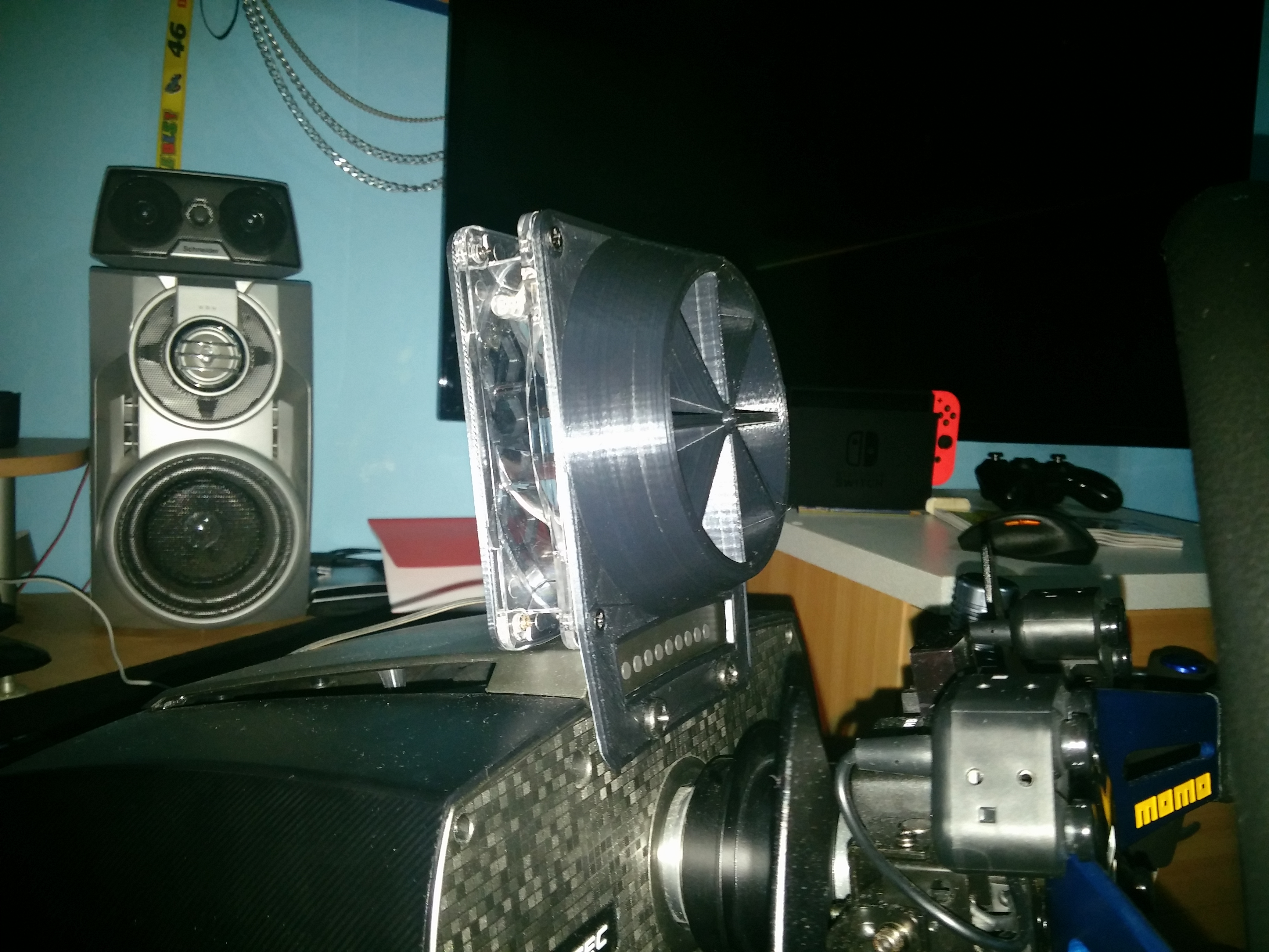 Fanatec CSL_CSW 120mm Fan support