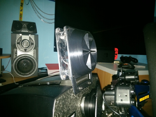 Fanatec CSL_CSW 120mm Fan support | 3d print model