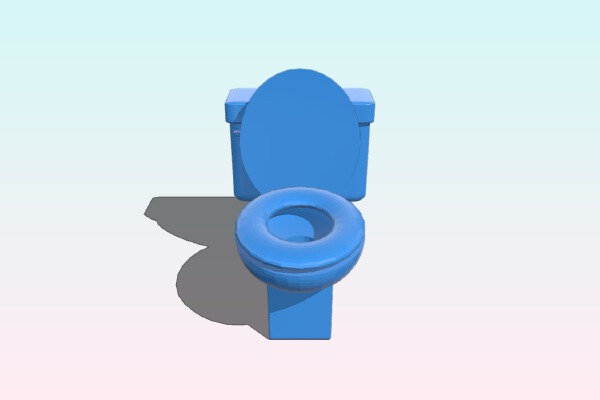 Toilet - 28mm scale | 3d print model