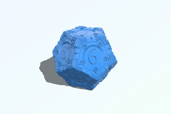 Steampunk dice | 3d print model