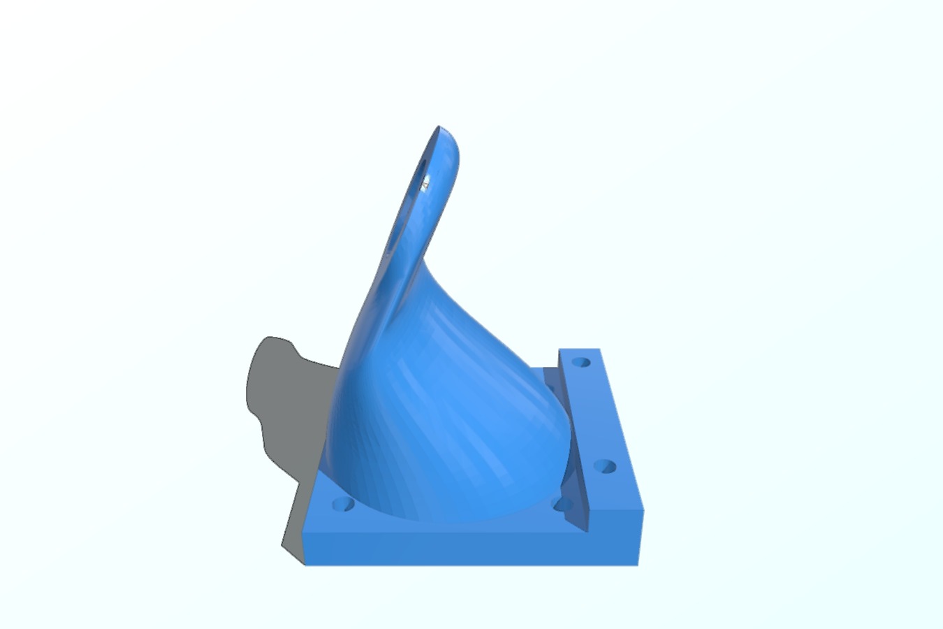 40mm Extrusion Fan Duct for Prusa i3 K Extruder w_E3Dv6