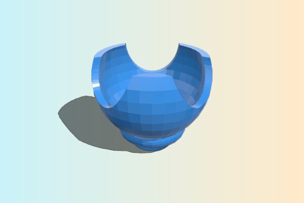 Flsun QQ vibration damper stands with soft Golf balls | 3d print model