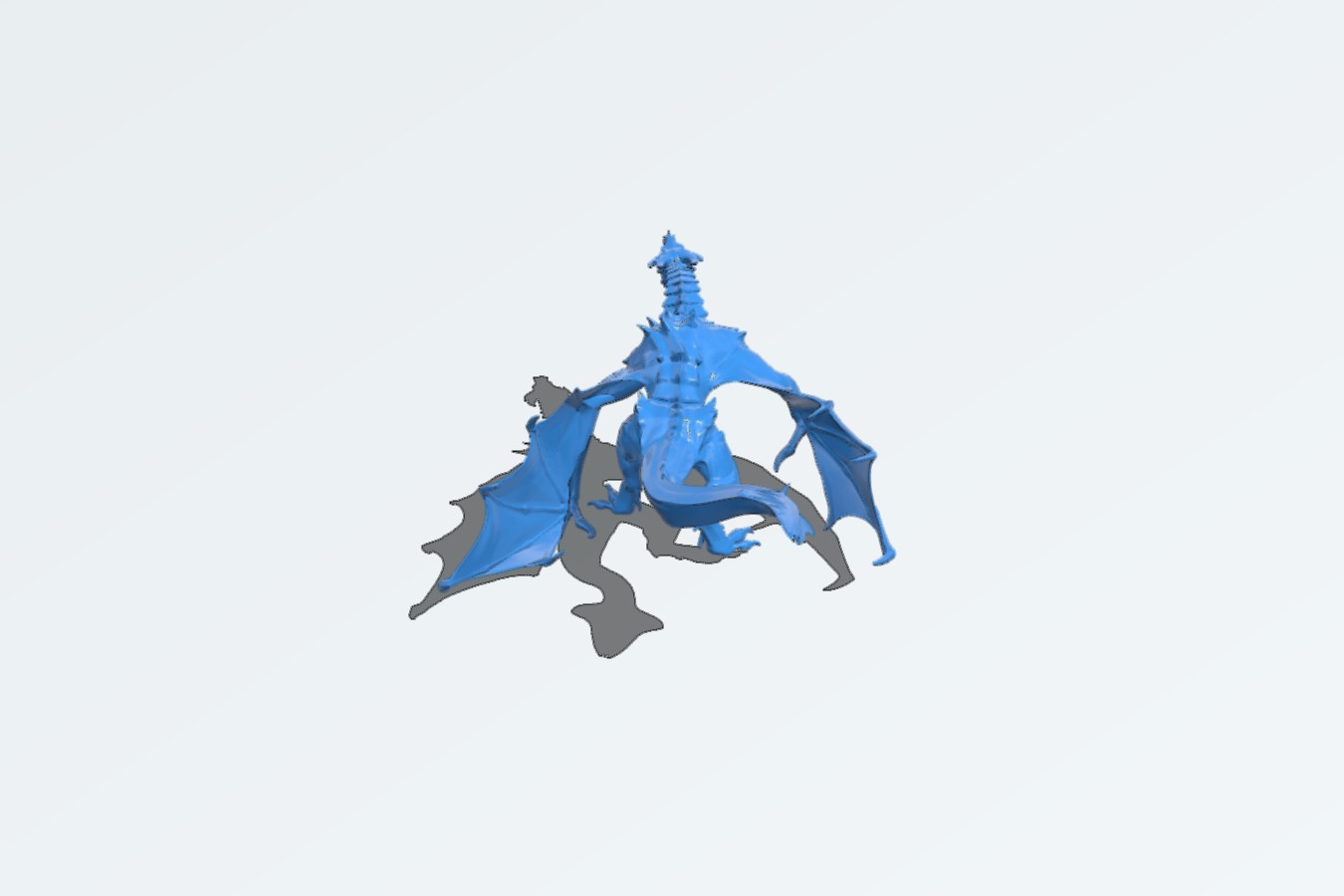 Alduin Dragon high poly