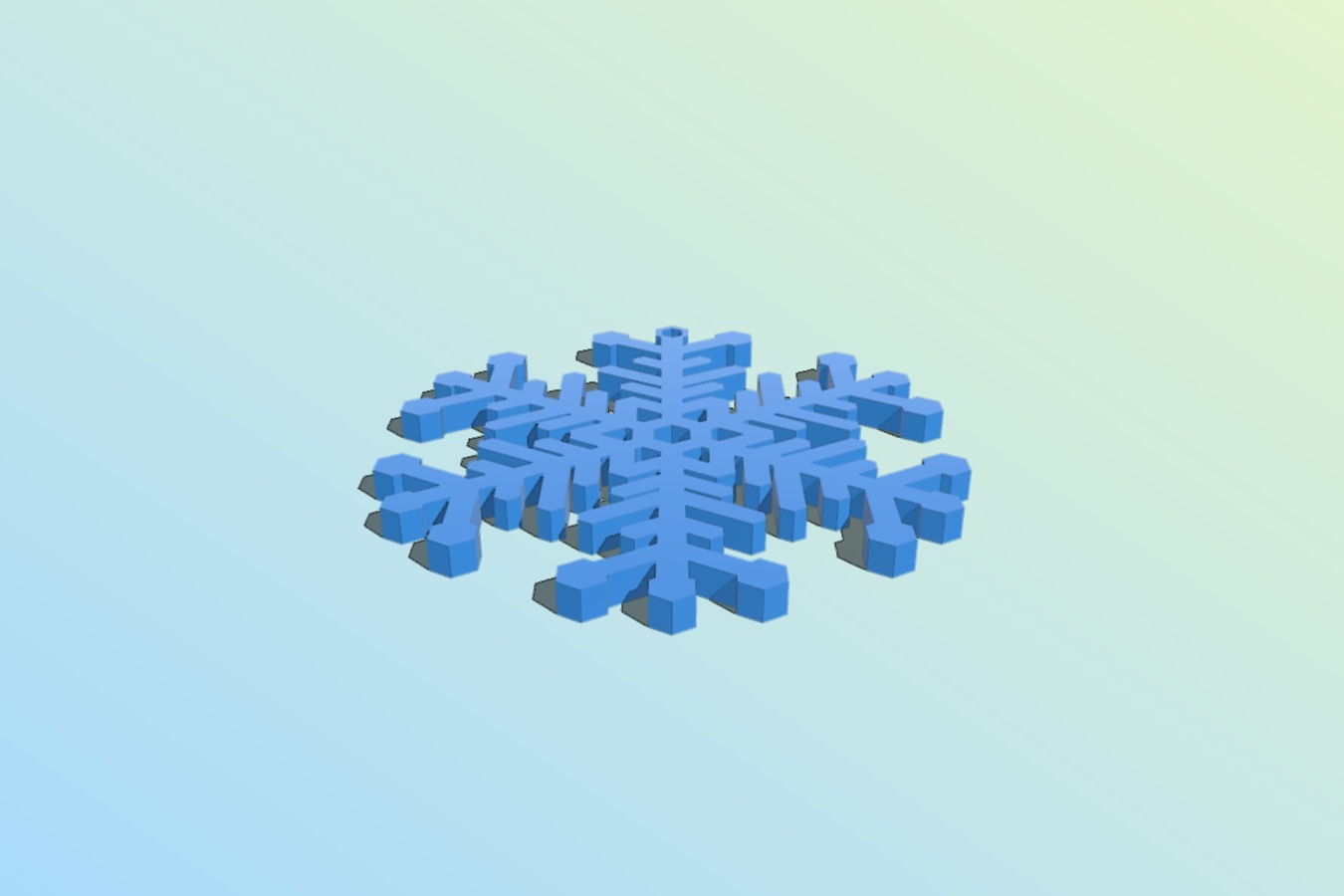 Traditional snowflake