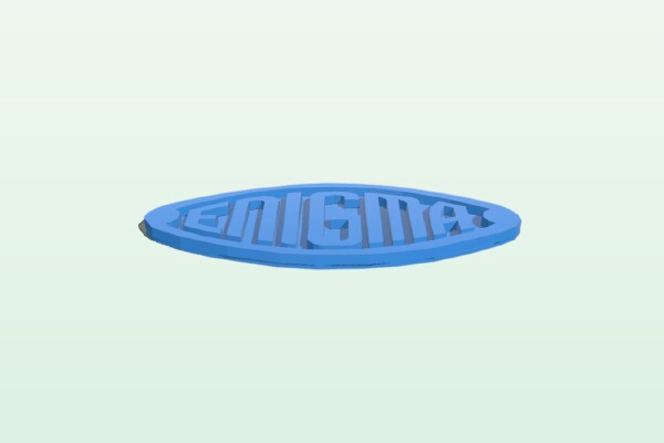 Enigma logo | 3d print model