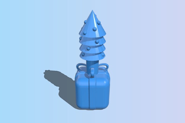 Christmas Chess Rook | 3d print model