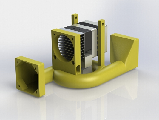 Dual Fan Donut Shroud for Folger Tech 2020 Prusa i3 | 3d print model