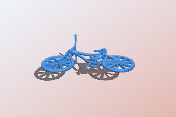 Downhill bike dual suspension | 3d print model