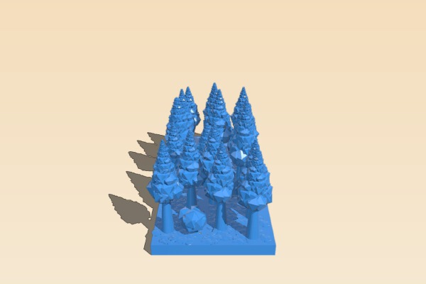 GreebleCity: National Park Redwood | 3d print model
