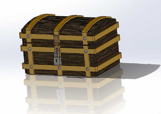 Treasure chest | 3d print model