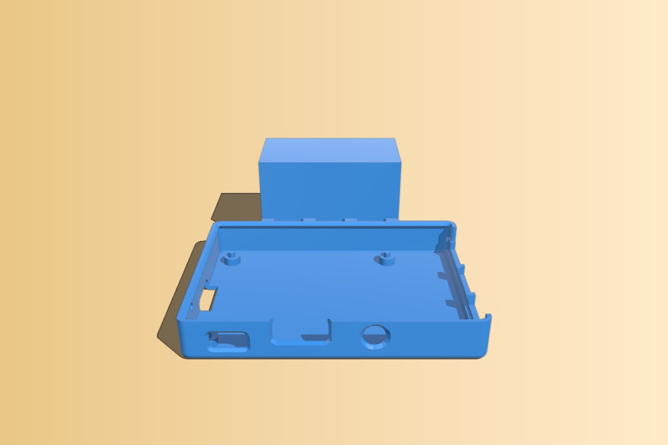 CR-10 _ CR-X Raspberry Pi case with C-270 tripod arm connection