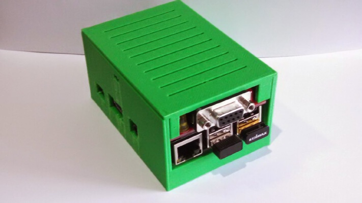 A small enclosure for a Raspberry P B+_2 and the Pi TNC board | 3d print model