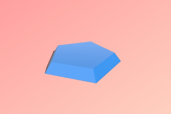 Dodecahedron face. | 3d print model
