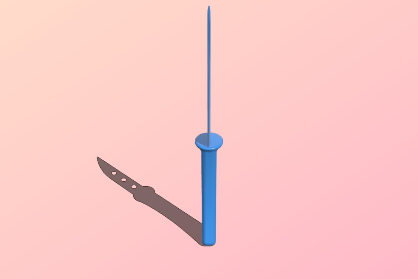 Knife_Letter Opener with Solidworks 2014 source