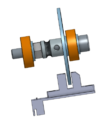 Optical Filament Sensor with Drive Gear - for 1.75mm filament | 3d print model