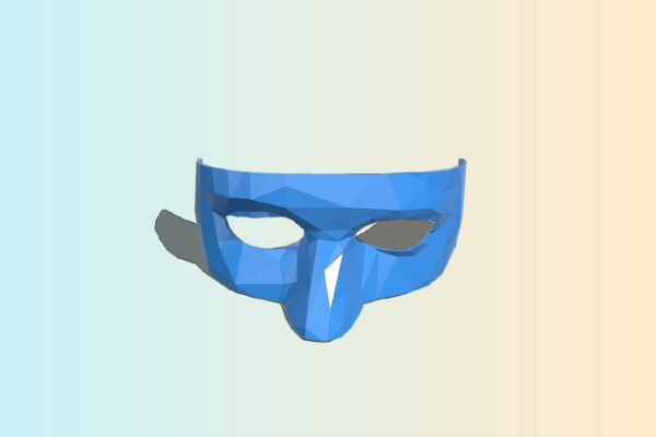 HOMEMADE FACE MASK FOR MASQUERADE OR HALLOWEEN _ diy _ 3D print _ MESHMIXER _ FUSION 360 tutorial | 3d print model