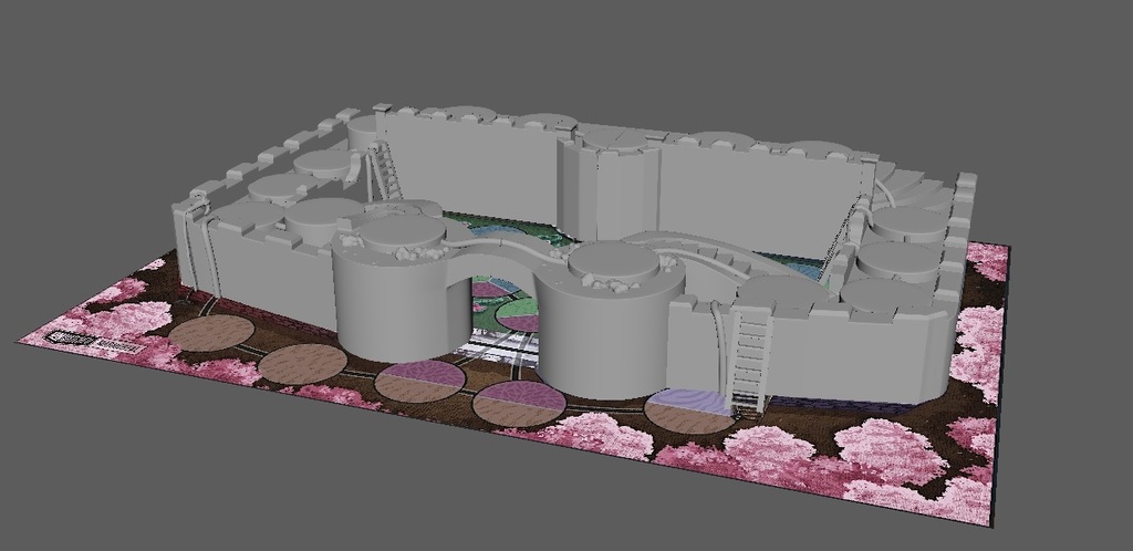3D Marmoreal map for Unmatched