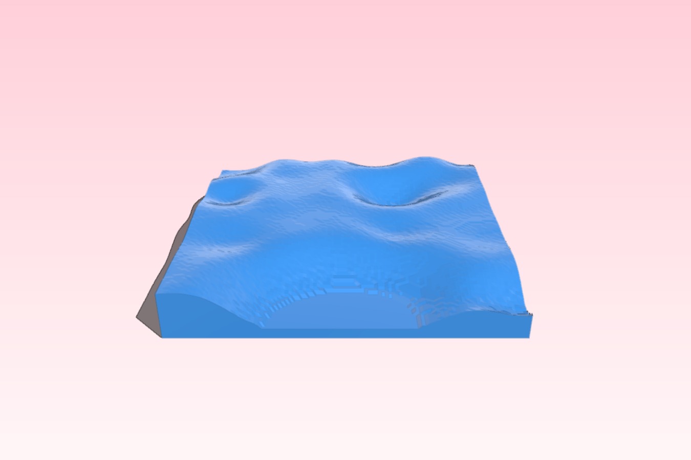 Moon Relief Map