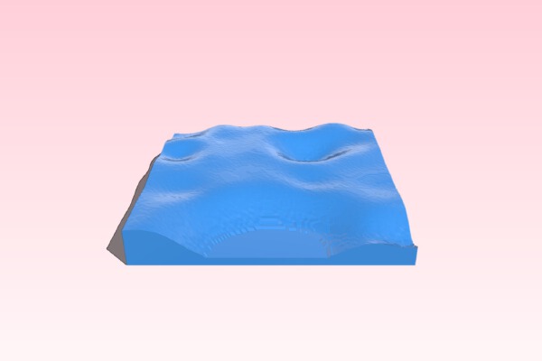 Moon Relief Map | 3d print model