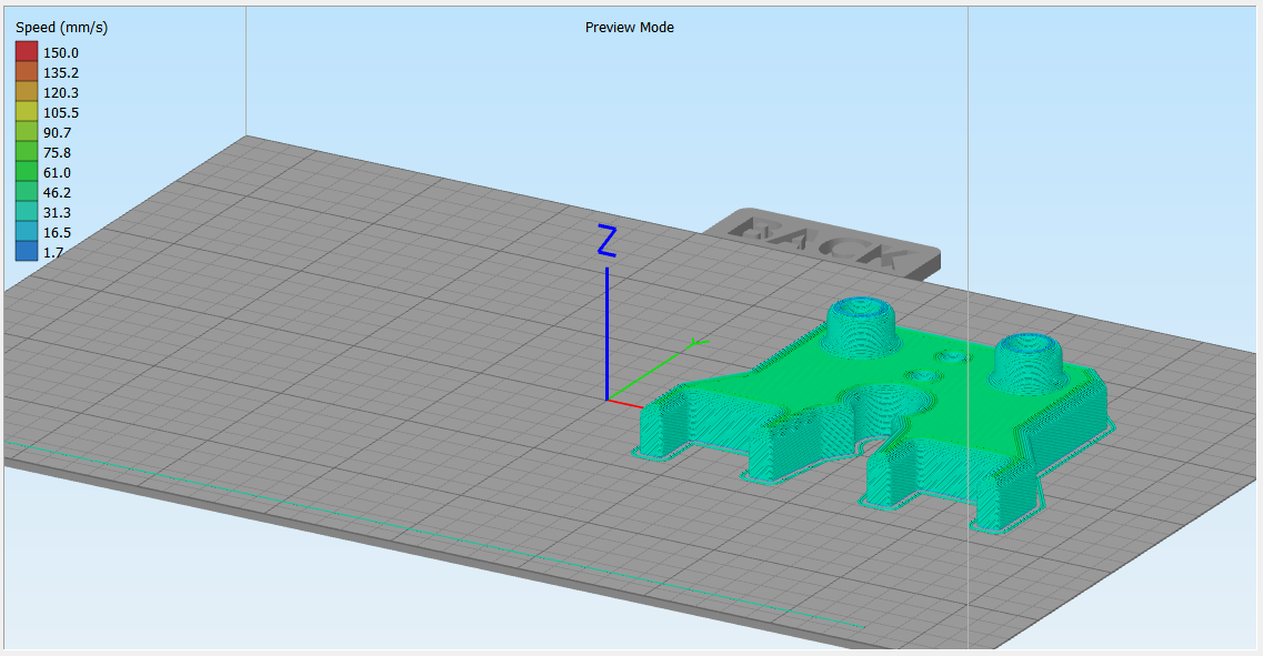 S3d simple build plate STL file for Rep1 and clones