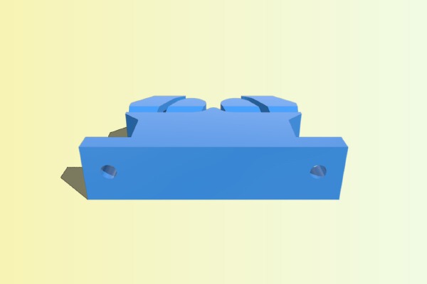 i3 Non-Adjustable Y Holder for GT2 & T2.5 | 3d print model