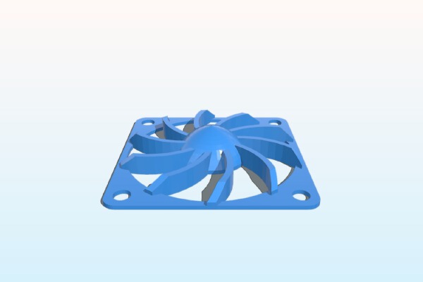 LOSE V3 E3D FAN cover | 3d print model